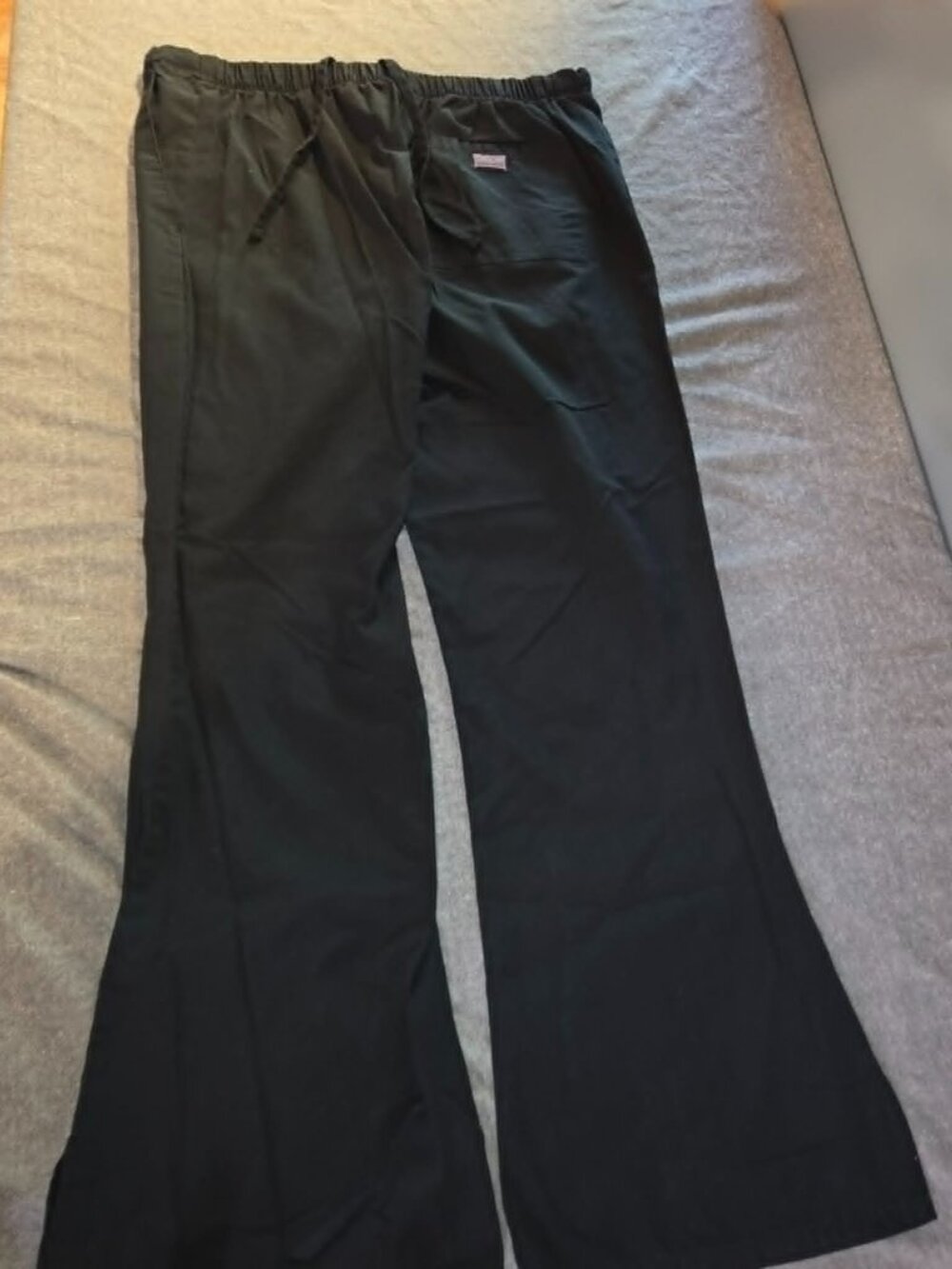 Cherokee Workwear 4101 Black Scrub Pants Drawstring Elastic Waist